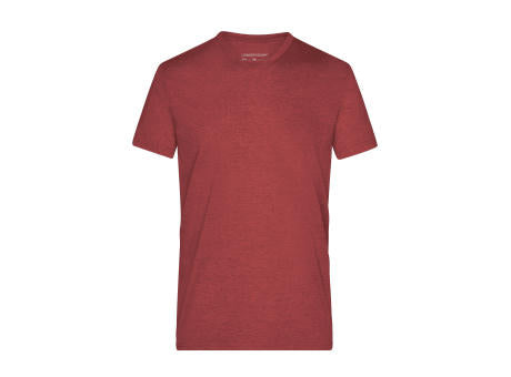 Men's Heather T-Shirt - Modisches T-Shirt mit V-Ausschnitt