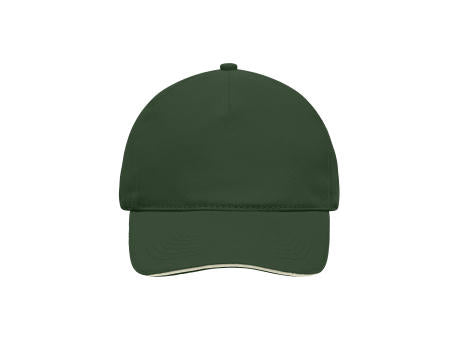 5 Panel Sandwich Cap - 5 Panel Cap mit kontrastfarbigem Sandwich