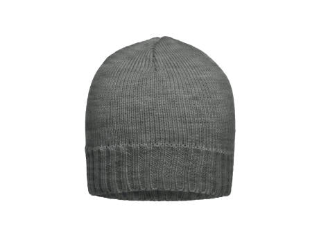 Rib-Beanie - Enganliegende Strickmütze mit geripptem Rand