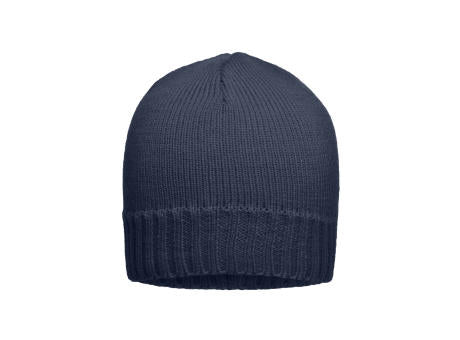 Rib-Beanie - Enganliegende Strickmütze mit geripptem Rand