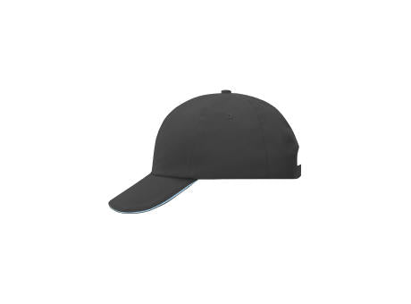 6 Panel Raver Sandwich Cap - Klassisches Allround-Cap mit kontrastfarbigem Sandwich