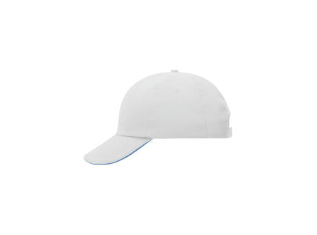 6 Panel Raver Sandwich Cap - Klassisches Allround-Cap mit kontrastfarbigem Sandwich