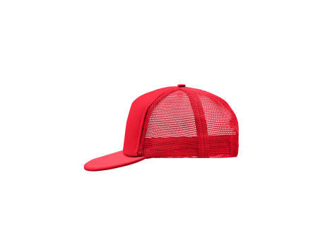 5 Panel Flat Peak Cap - 5 Panel Mesh Cap mit flachem Schild