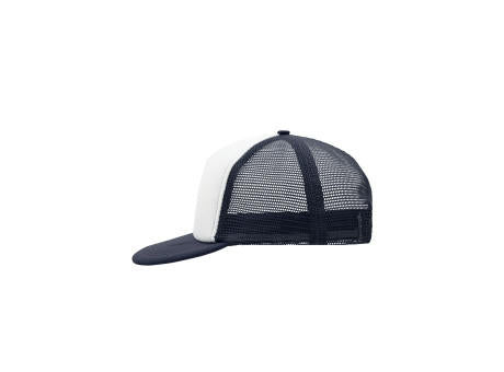 5 Panel Flat Peak Cap - 5 Panel Mesh Cap mit flachem Schild