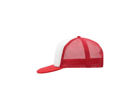 5 Panel Flat Peak Cap - 5 Panel Mesh Cap mit flachem Schild