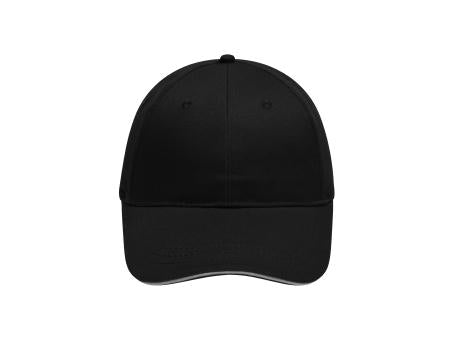 6 Panel Brushed Sandwich Cap - 6 Panel Sandwich Cap mit gebürsteter Oberfläche