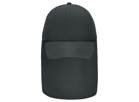 6 Panel Cap with Neck Guard - 6 Panel Cap mit extra langem Nackenschutz