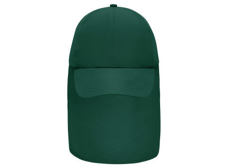 6 Panel Cap with Neck Guard - 6 Panel Cap mit extra langem Nackenschutz