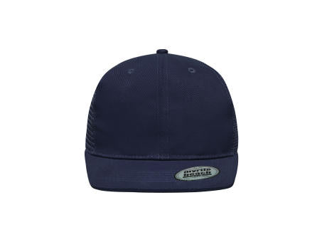 6 Panel Flat Peak Cap - 6 Panel Mesh Cap mit flachem Schild