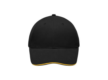 Light Brushed Sandwich Cap - Hochwertige, leichte und weiche 6 Panel Cap