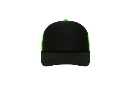 5 Panel Retro Mesh Cap - 5 Panel Cap mit retrogetreuer Zierkordel über dem Schild