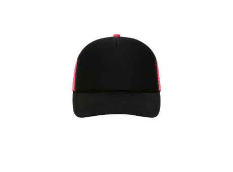 5 Panel Retro Mesh Cap - 5 Panel Cap mit retrogetreuer Zierkordel über dem Schild