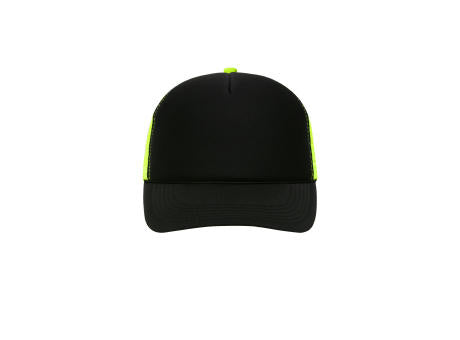 5 Panel Retro Mesh Cap - 5 Panel Cap mit retrogetreuer Zierkordel über dem Schild