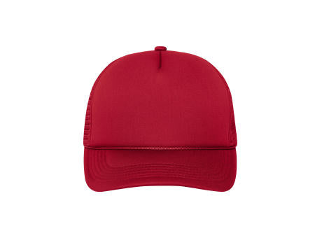 5 Panel Retro Mesh Cap - 5 Panel Cap mit retrogetreuer Zierkordel über dem Schild