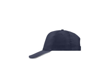 5 Panel Promo Sandwich Cap - 5 Panel Promo Cap mit kontrastfarbigem Sandwich