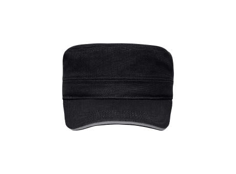 Military Sandwich Cap - Sandwich Cap im Military-Stil aus robustem Baumwollcanvas