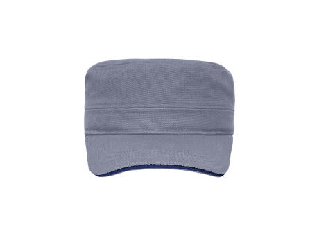 Military Sandwich Cap - Sandwich Cap im Military-Stil aus robustem Baumwollcanvas