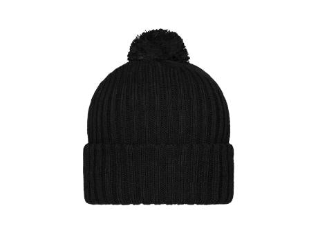 Knitted Cap with Pompon - Trendige Pomponmütze in vielen Farben
