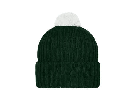 Knitted Cap with Pompon - Trendige Pomponmütze in vielen Farben