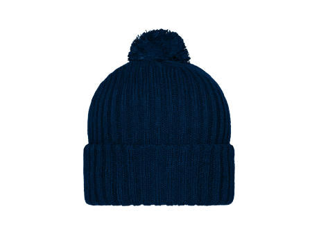 Knitted Cap with Pompon - Trendige Pomponmütze in vielen Farben