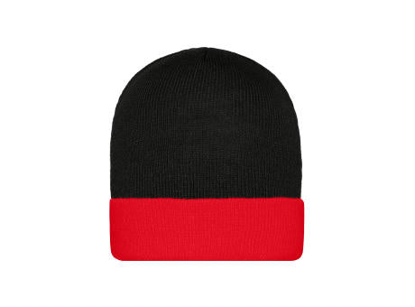 Knitted Cap - Klassische Strickmütze mit Umschlag