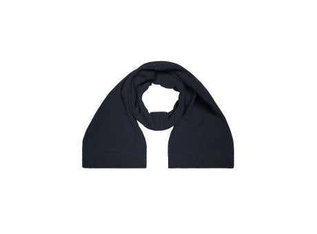 Microfleece Scarf - Eleganter Fleece Schal mit umgenähten Enden und Ziernaht