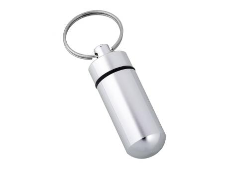 Pillendose mit Schlüsselring