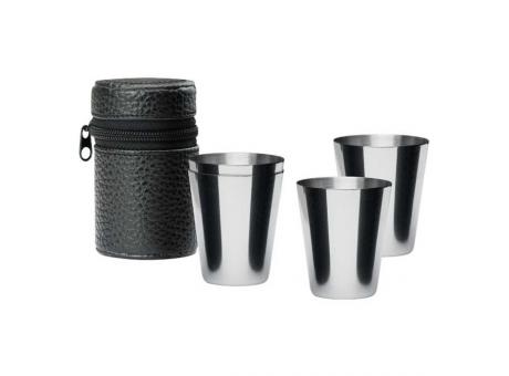 Schnapsglas aus Edelstahl CHEERS 30 ml x 4