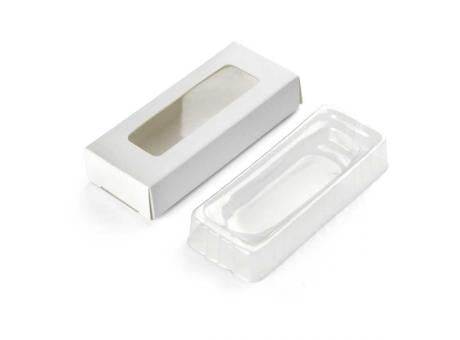 Pappschachtel mit großer Einlage für USB Stick