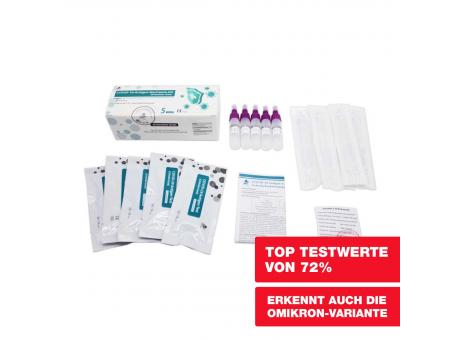 5er Pack SARS-CoV-2 - Antigen-Rapid-Schnelltest BfARM gelistet CE Test | Preis pro Test