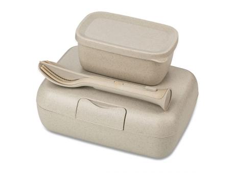 KOZIOL CANDY READY Lunchbox-Set + Besteck-Set