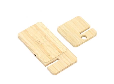 Wireless Charger aus Bambus