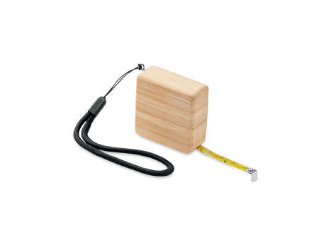 Maßband Bambus 1m