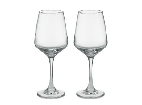Set mit 2 Weingläsern