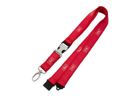 Lanyard mit Satinbandbesatz