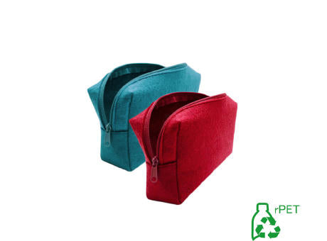 Zip-Tasche mit Bodenfalte