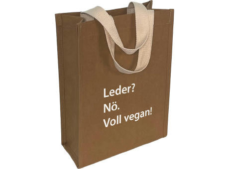 Eco-Tragetasche (Waschpapier in Lederoptik)