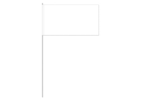 Papierfahnen, weiß