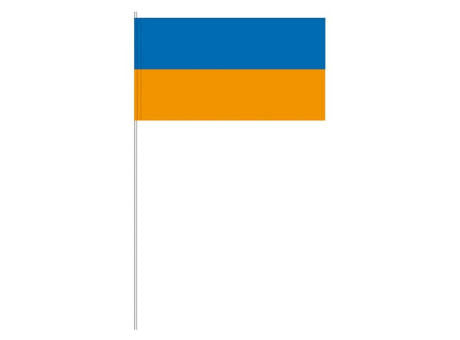 Papierfahnen, blau/orange