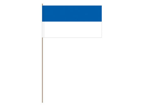 Papierfahnen, blau/weiß