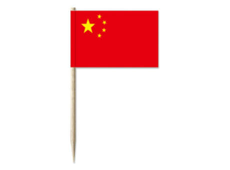 Minifahnen, China