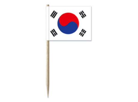 Minifahnen, Südkorea