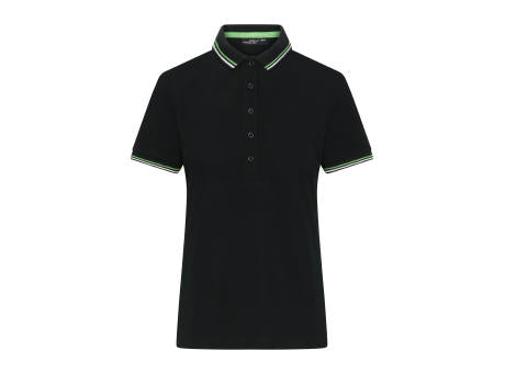 Ladies' Polo - Klassisches Polo mit Kontraststreifen an Kragen und Armbündchen in Piqué-Qualität