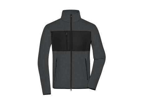 Men's Fleece Jacket GRS - Fleecejacke im Materialmix