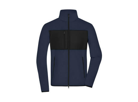 Men's Fleece Jacket GRS - Fleecejacke im Materialmix
