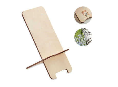 Smartphone Halter Birkenholz