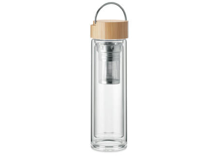 Trinkflasche Glas 400ml