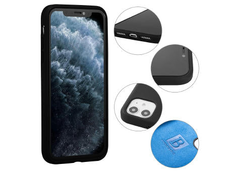 Handy Hülle iPhone™ 11 Black Series Soft Case TPU Silikon mit Mikrofaser Innenseite matt schwarz
