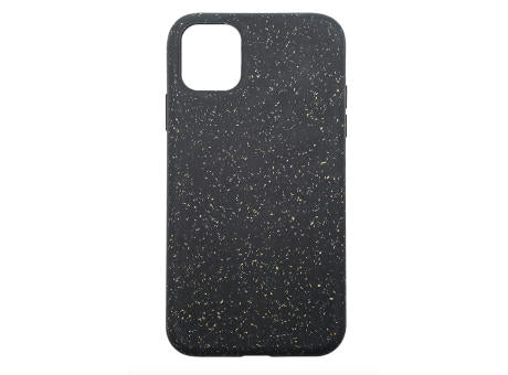 Nachhaltige Handyhülle inkl. Sammlung 1kg Ozeanplastik iPhone™ 14 plus Turtle Eco Soft Case PLA + Bambus schwarz