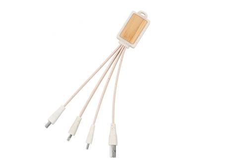 Umweltfreundliches Ladekabel 3in1